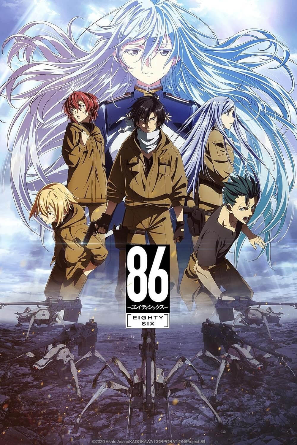 86 anime poster