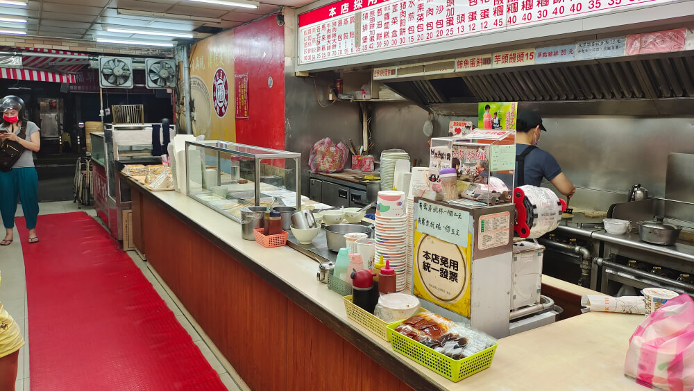 Breakfast shop in Taipei